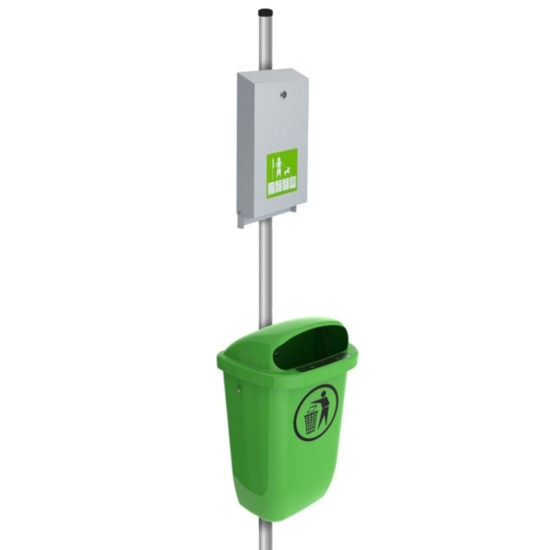 Outdoor Bin Urbin green pet station