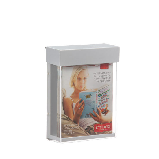 Outdoor Brochure Holder-Shield A5, with brochures