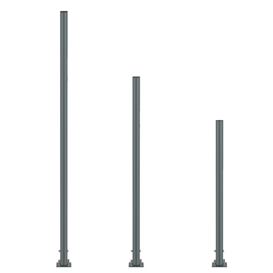 Outdoor Stand POST Kit Gray