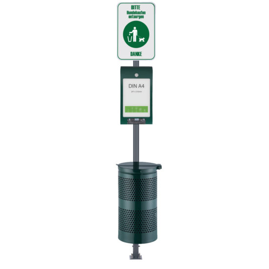 Pet Waste Station Canine AD Line Green